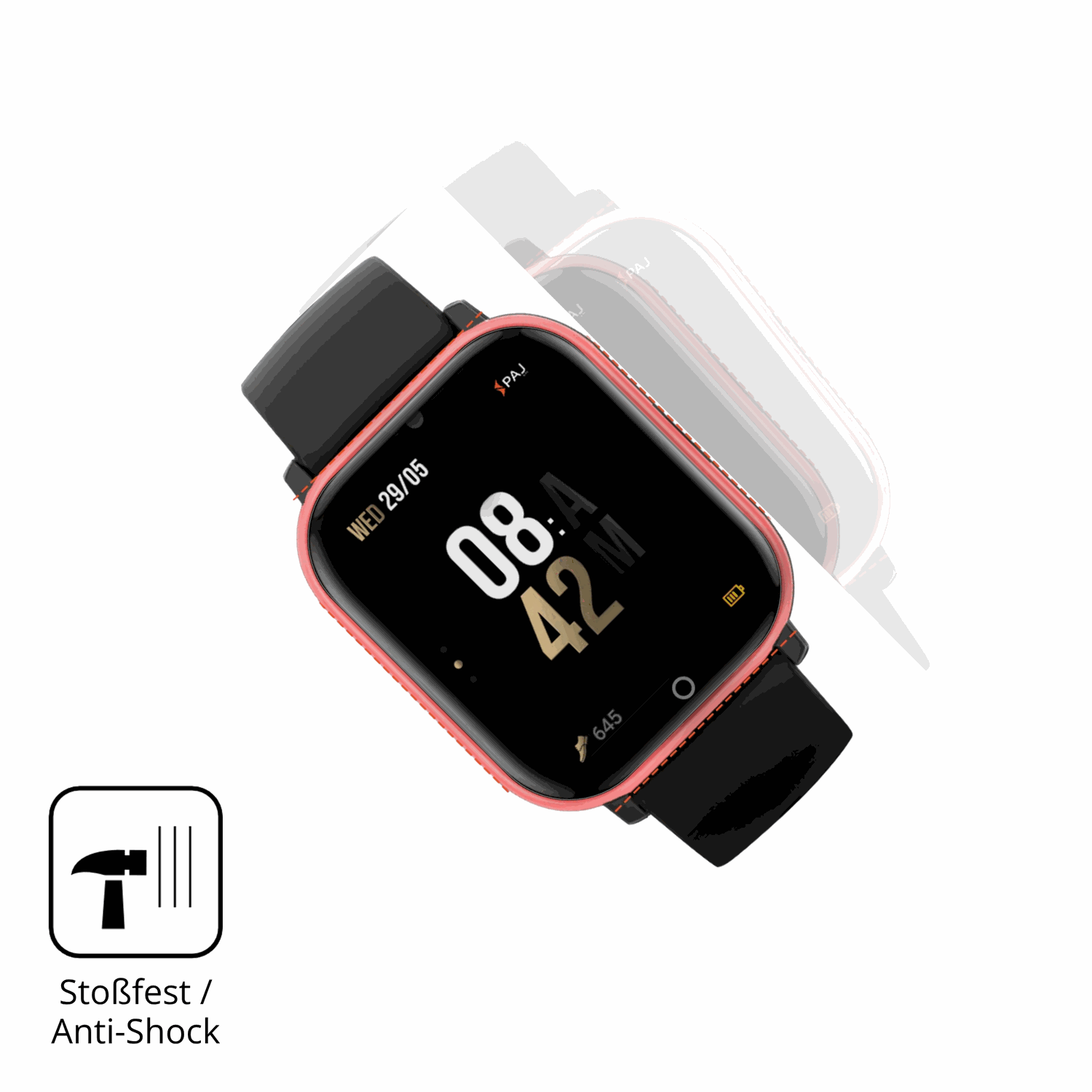 Schutz gegen Kratzer auf dem PAJ GPS Tracker Kids Smartwatch Glas durch Schl�ssel oder �hnliches