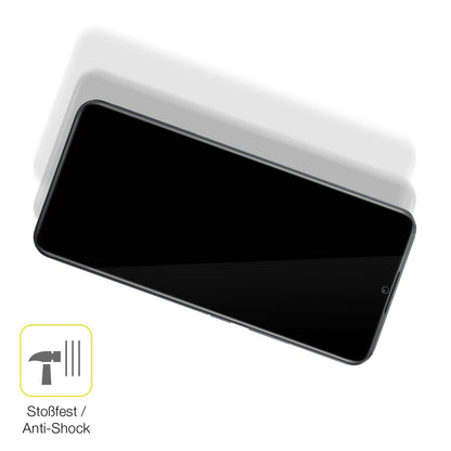Schutz gegen Kratzer auf dem Realme Narzo 50A Prime Glas durch Schlüssel oder Ähnliches