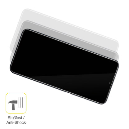 Schutz gegen Kratzer auf dem Realme Narzo 50i Prime Glas durch Schlüssel oder Ähnliches