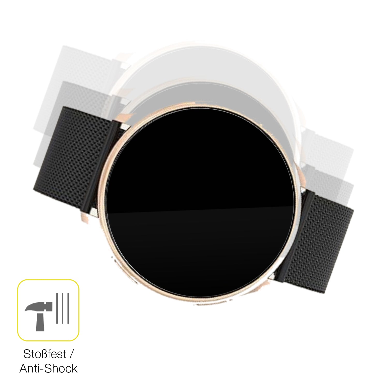 Schutz gegen Kratzer auf dem Rife Phi 2024 Glas durch Schlüssel oder Ähnliches
