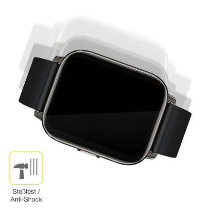 Schutz gegen Kratzer auf dem Rinsmola 1,69 Zoll Smartwatch Glas durch Schlüssel oder Ähnliches