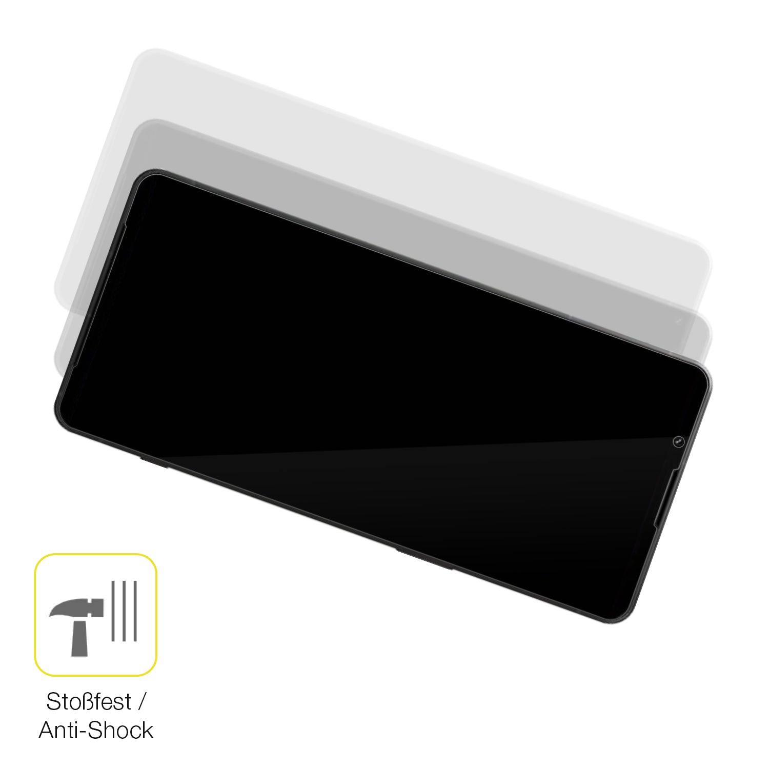 Schutz gegen Kratzer auf dem Sony Xperia 1 VI Glas durch Schlüssel oder Ähnliches