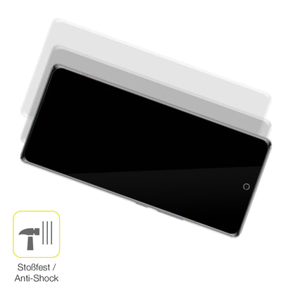 Schutz gegen Kratzer auf dem Tecno Spark 20 Pro+ Glas durch Schlüssel oder Ähnliches