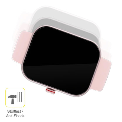 Schutz gegen Kratzer auf dem Toobur 1.91 Zoll Smartwatch Glas durch Schlüssel oder Ähnliches