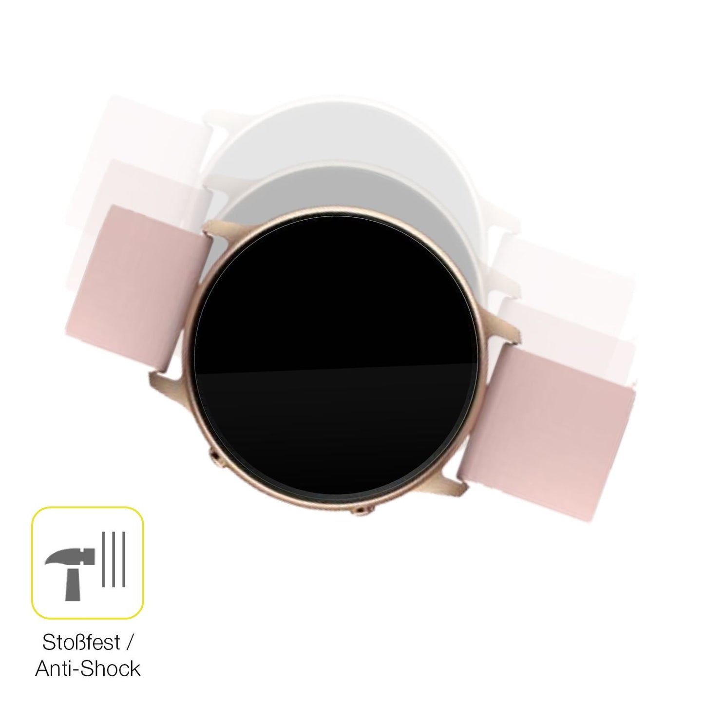 Schutz gegen Kratzer auf dem Tuyoma Smartwatch LW36 Glas durch Schlüssel oder Ähnliches
