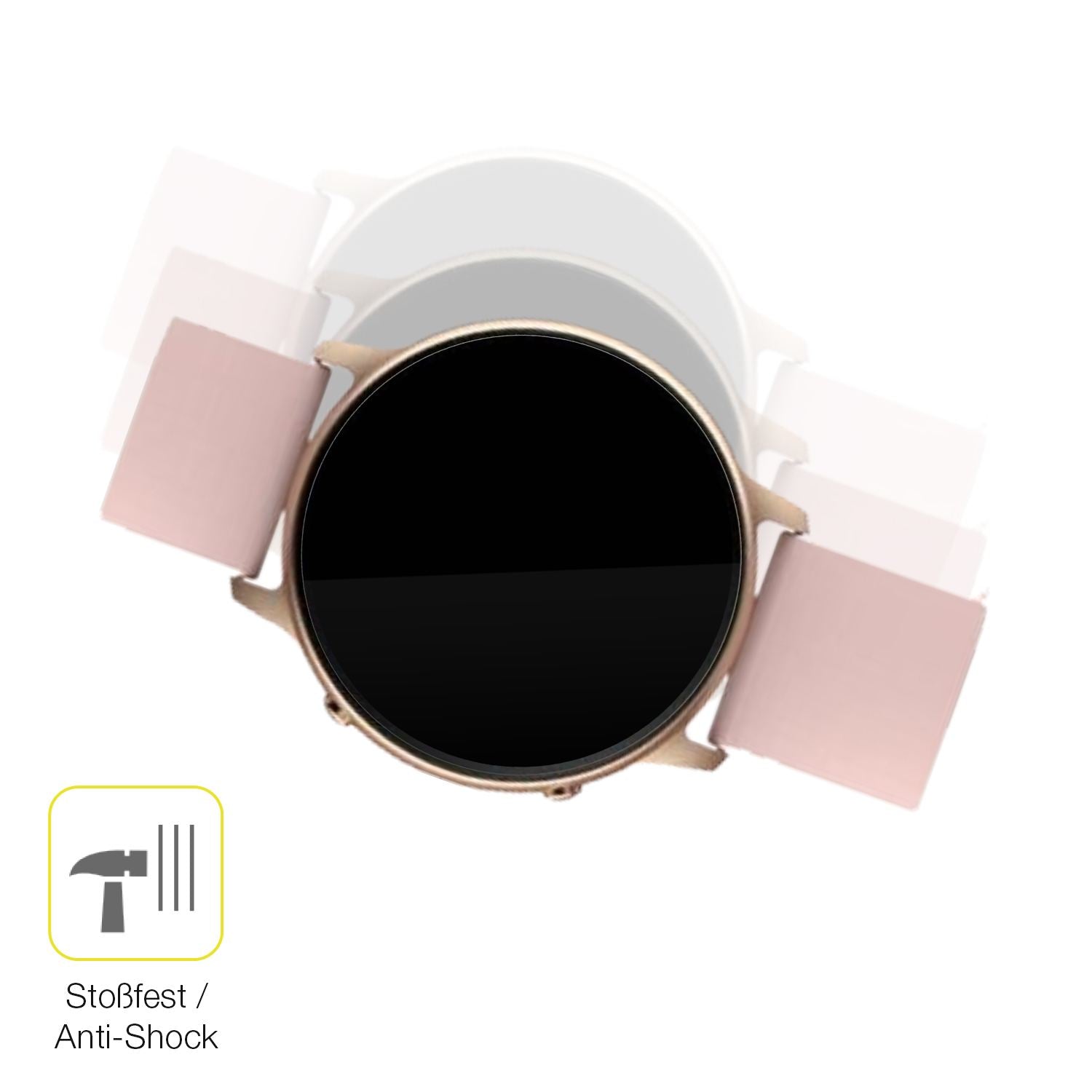Schutz gegen Kratzer auf dem Tuyoma Smartwatch LW36 Glas durch Schlüssel oder Ähnliches