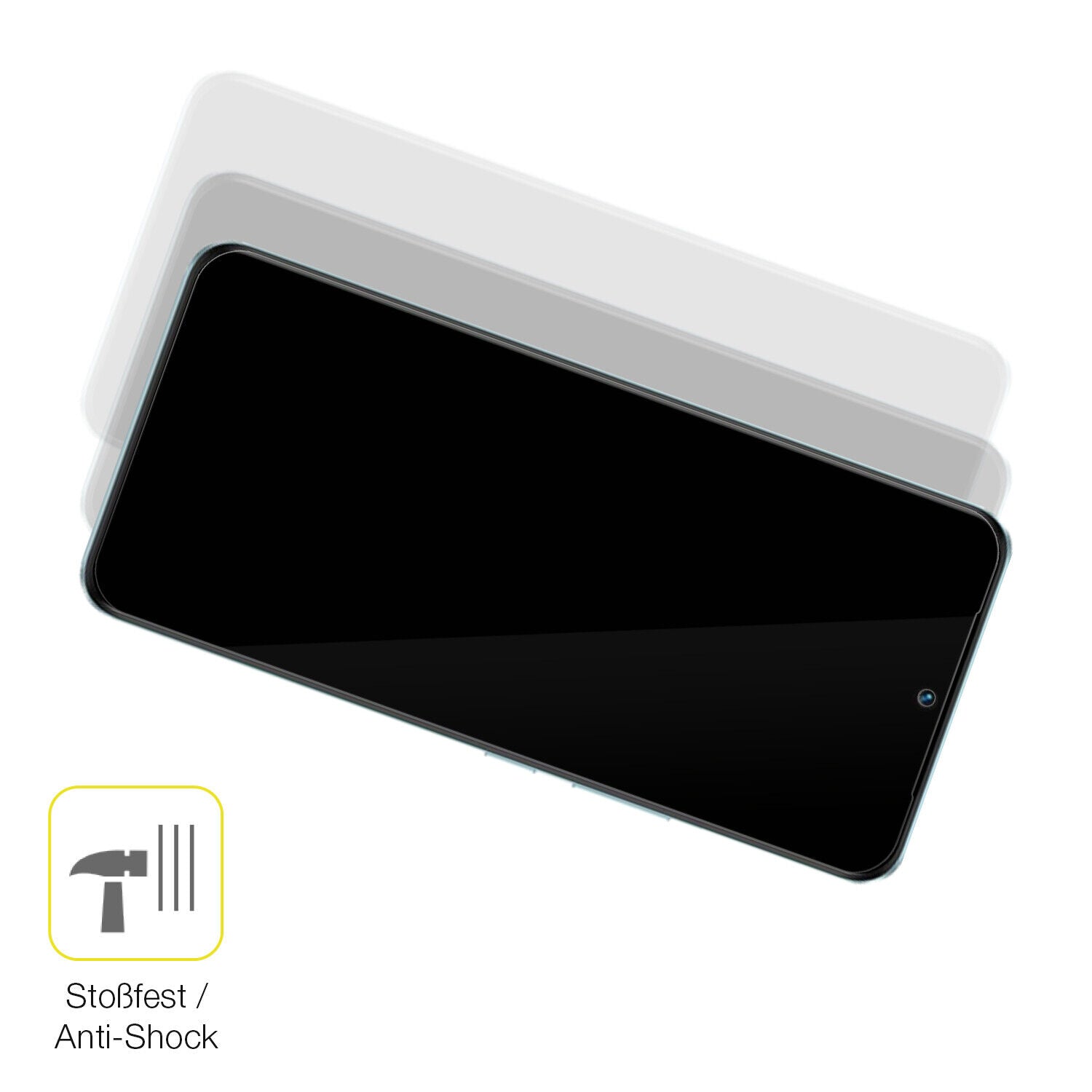Schutz gegen Kratzer auf dem VIVO iQOO Z6 Pro Glas durch Schlüssel oder Ähnliches