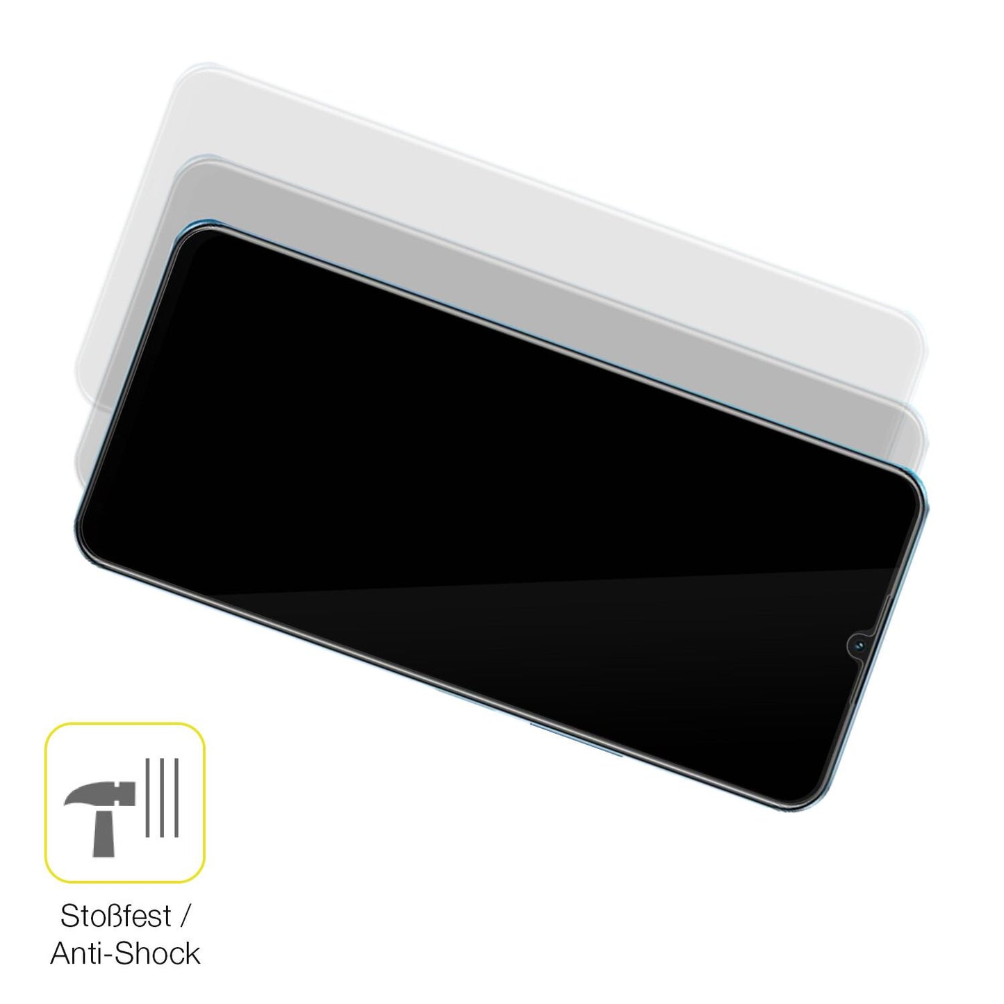 Schutz gegen Kratzer auf dem Vivo iQOO Z6x Glas durch Schlüssel oder Ähnliches
