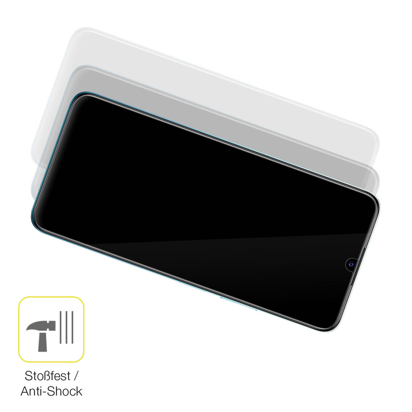 Schutz gegen Kratzer auf dem VIVO Y15c Glas durch Schlüssel oder Ähnliches