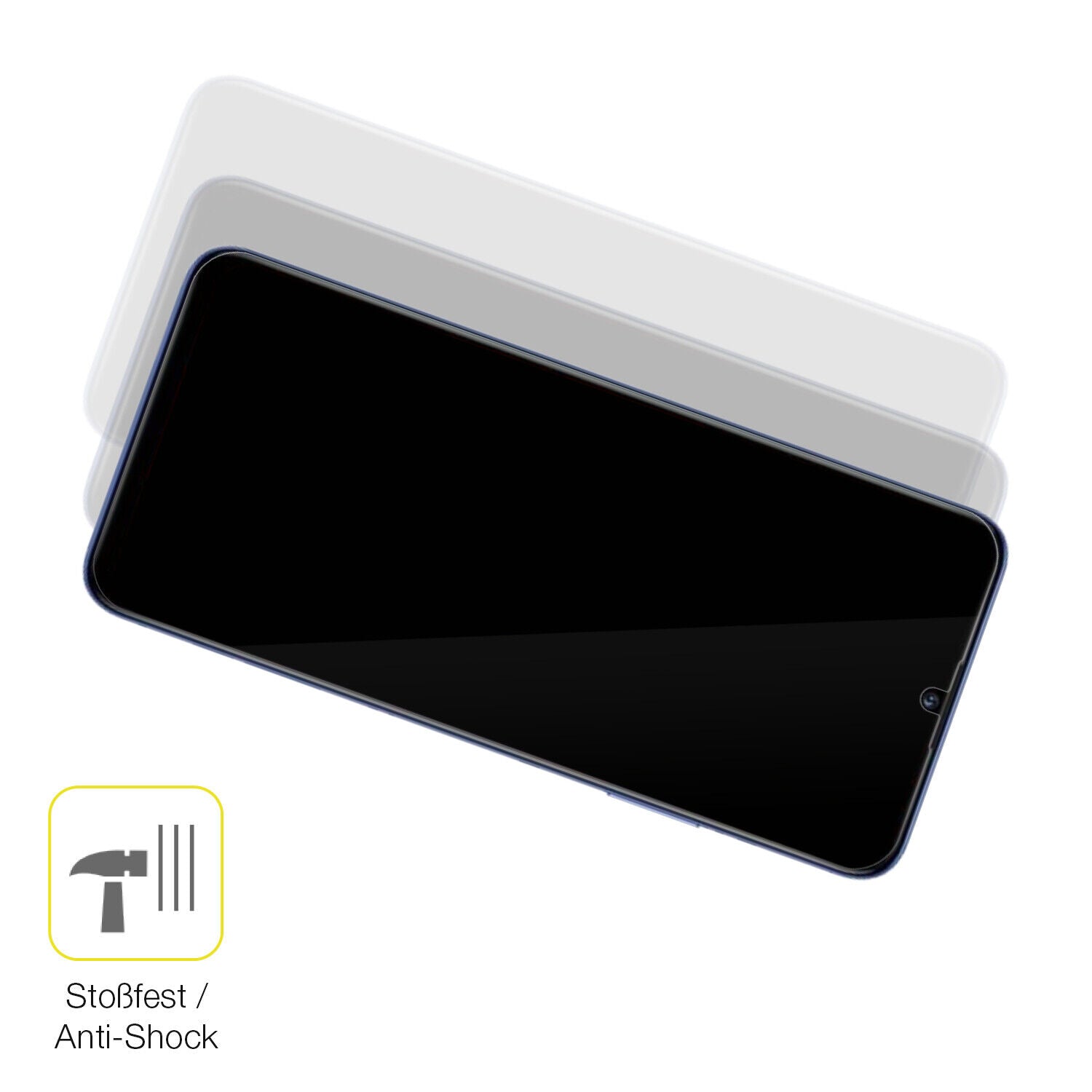 Schutz gegen Kratzer auf dem Wiko 10 Glas durch Schlüssel oder Ähnliches