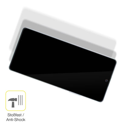 Schutz gegen Kratzer auf dem Xiaomi Poco F5 Glas durch Schlüssel oder Ähnliches