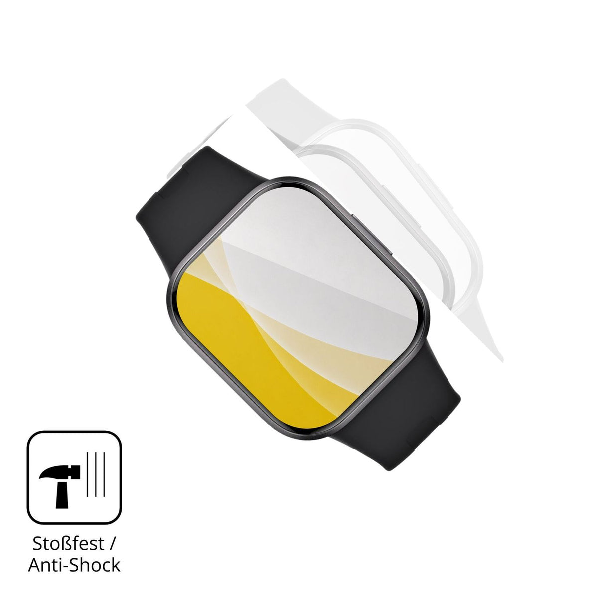 2x 3D Full Cover Schutzfolie für Xiaomi Redmi Watch 6 Active