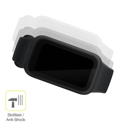 Schutz gegen Kratzer auf dem Xiaomi Smart Band 9 Active Glas durch Schlüssel oder Ähnliches