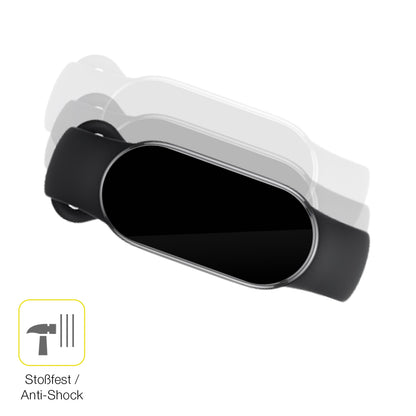 Schutz gegen Kratzer auf dem Xiaomi Smartband 10 Glas durch Schlüssel oder Ähnliches