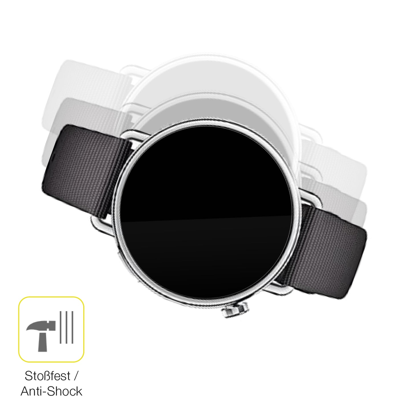 Schutz gegen Kratzer auf dem Xiaomi Watch S4 41mm Glas durch Schlüssel oder Ähnliches