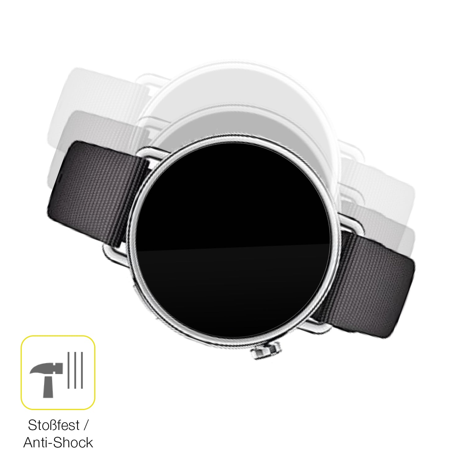 Schutz gegen Kratzer auf dem Xiaomi Watch S4 41mm Glas durch Schlüssel oder Ähnliches