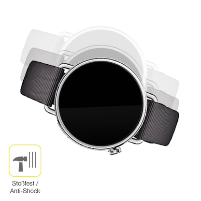Schutz gegen Kratzer auf dem Xiaomi Watch S4 41mm Glas durch Schlüssel oder Ähnliches