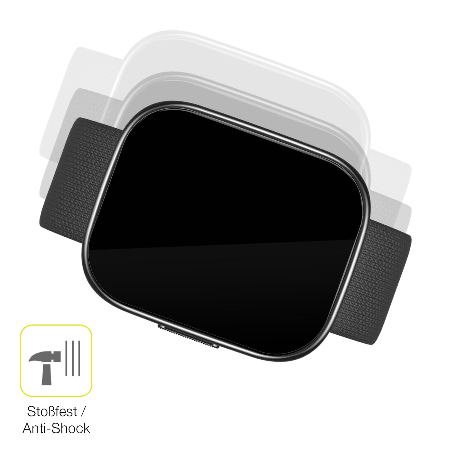 Schutz gegen Kratzer auf dem Zeblaze GTS 3 Plus Glas durch Schlüssel oder Ähnliches