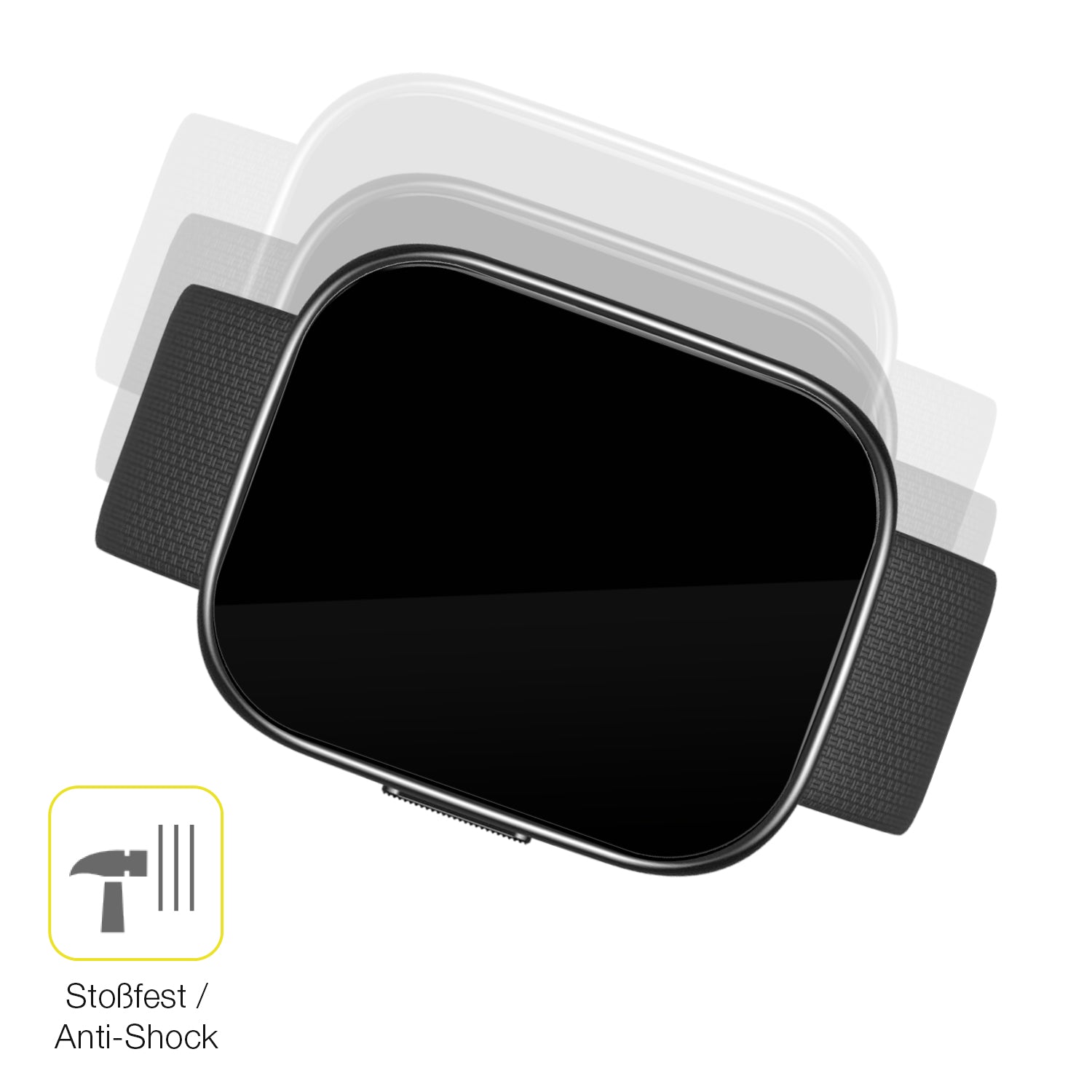Schutz gegen Kratzer auf dem Zeblaze GTS 3 Plus Glas durch Schlüssel oder Ähnliches
