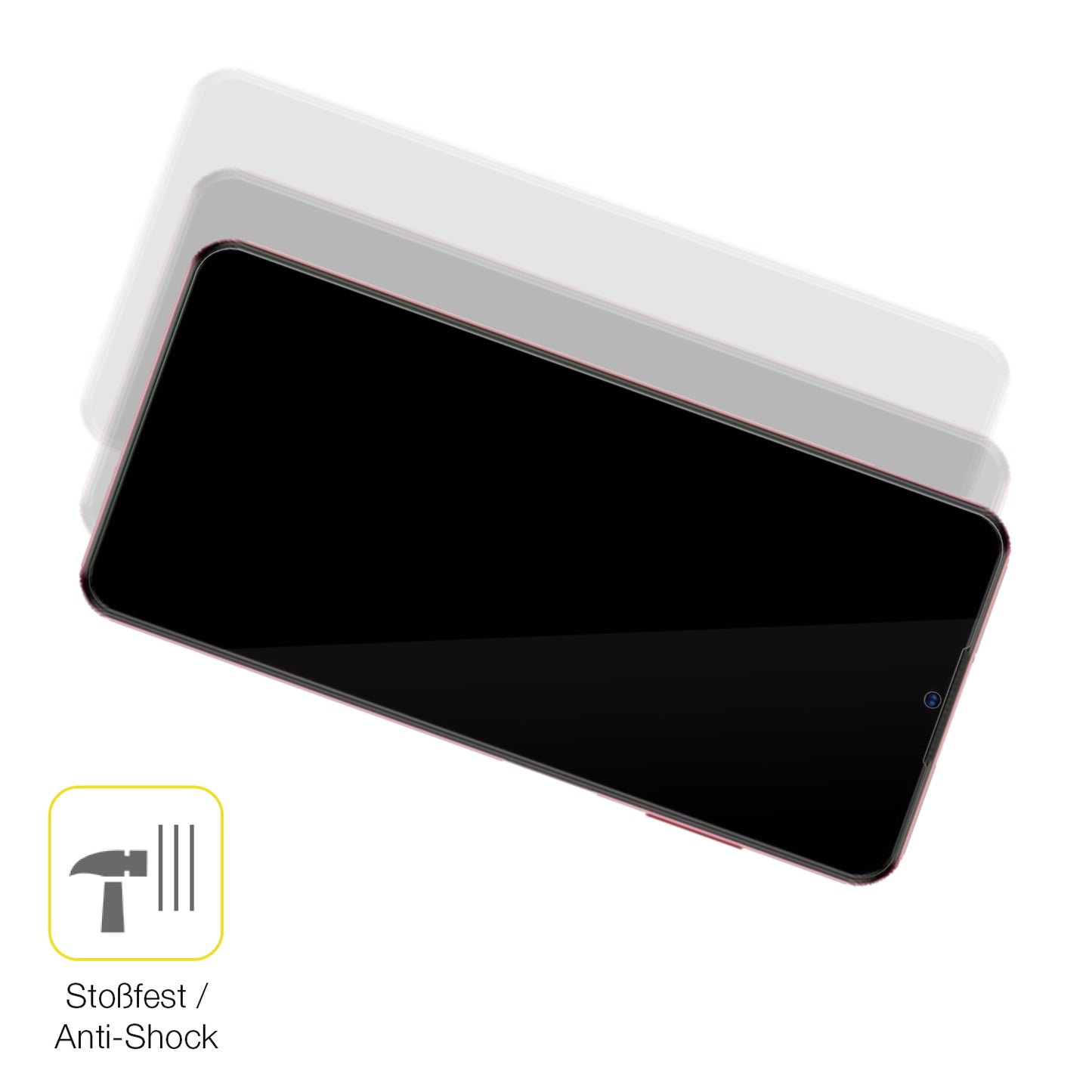 Schutz gegen Kratzer auf dem ZTE Blade V40 Vita Glas durch Schlüssel oder Ähnliches