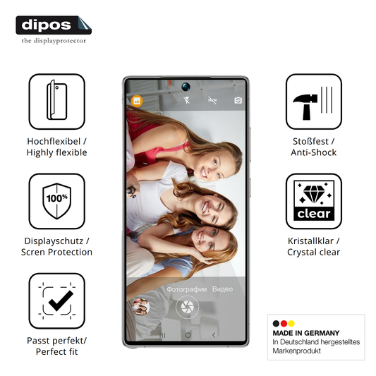 Displayschutz hergestellt in Deutschland, höchste Qualität made in Germany