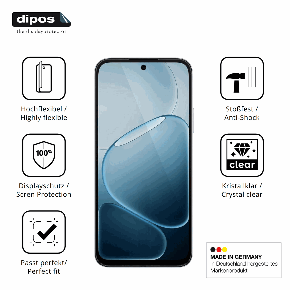 Displayschutz hergestellt in Deutschland, h�chste Qualit�t made in Germany
