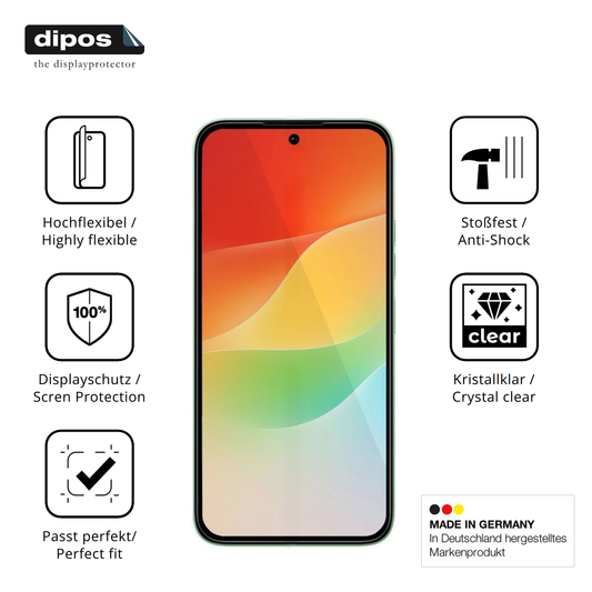Displayschutz hergestellt in Deutschland, höchste Qualität made in Germany