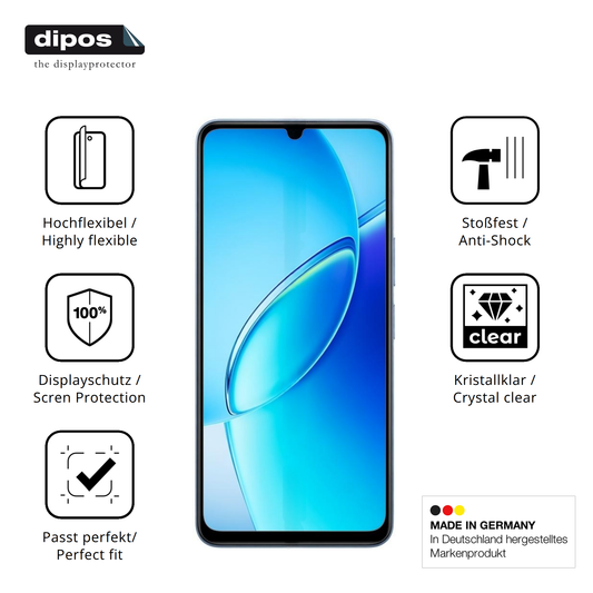 Displayschutz hergestellt in Deutschland, höchste Qualität made in Germany
