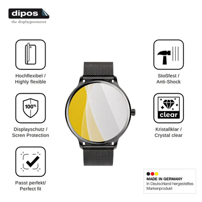 2x 3D Full Cover Schutzfolie für WalkerFit A32 Ultra