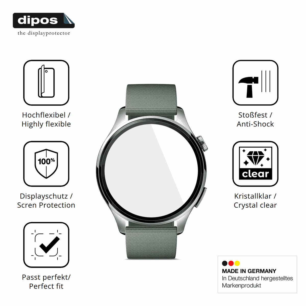 Displayschutz hergestellt in Deutschland, h�chste Qualit�t made in Germany