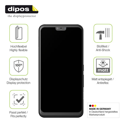 Displayschutz hergestellt in Deutschland, höchste Qualität made in Germany