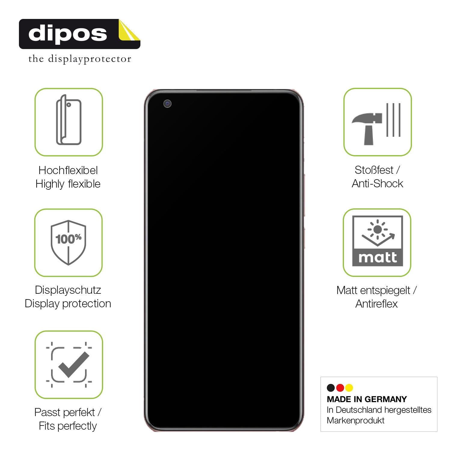 Displayschutz hergestellt in Deutschland, höchste Qualität made in Germany