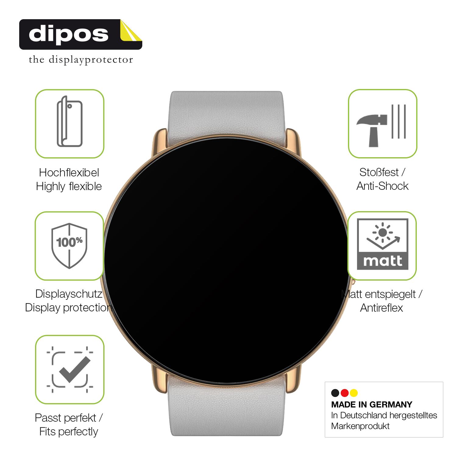 Displayschutz hergestellt in Deutschland, höchste Qualität made in Germany