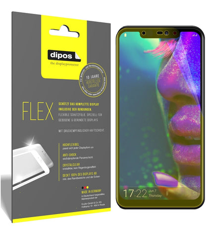 AllviewSoul X5 Pro mit aufgebrachter dipos Displayschutzfolie, glasklare Darstellung ohne Einschränkungen
