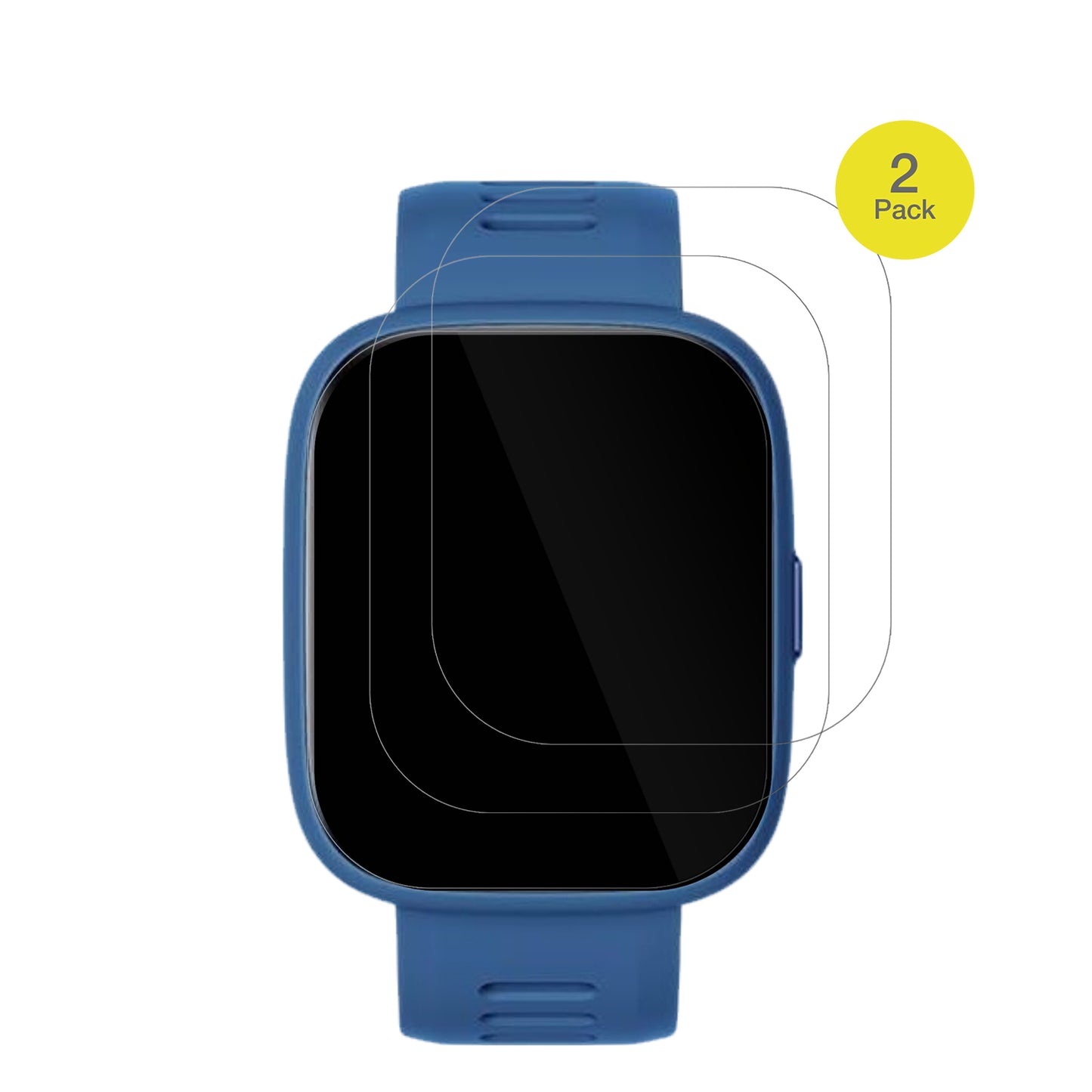 BiggerFiveSmartwatch Kinder mit aufgebrachter dipos Displayschutzfolie, glasklare Darstellung ohne Einschränkungen