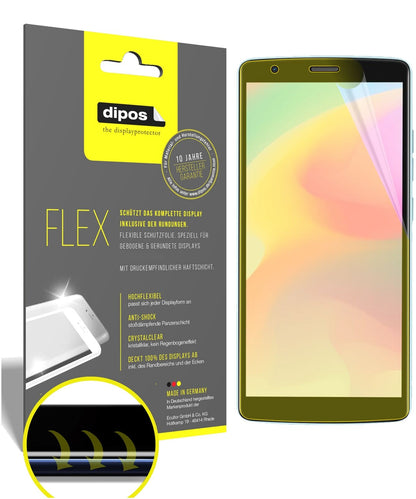 BlackviewA20 Pro mit aufgebrachter dipos Displayschutzfolie, glasklare Darstellung ohne Einschränkungen