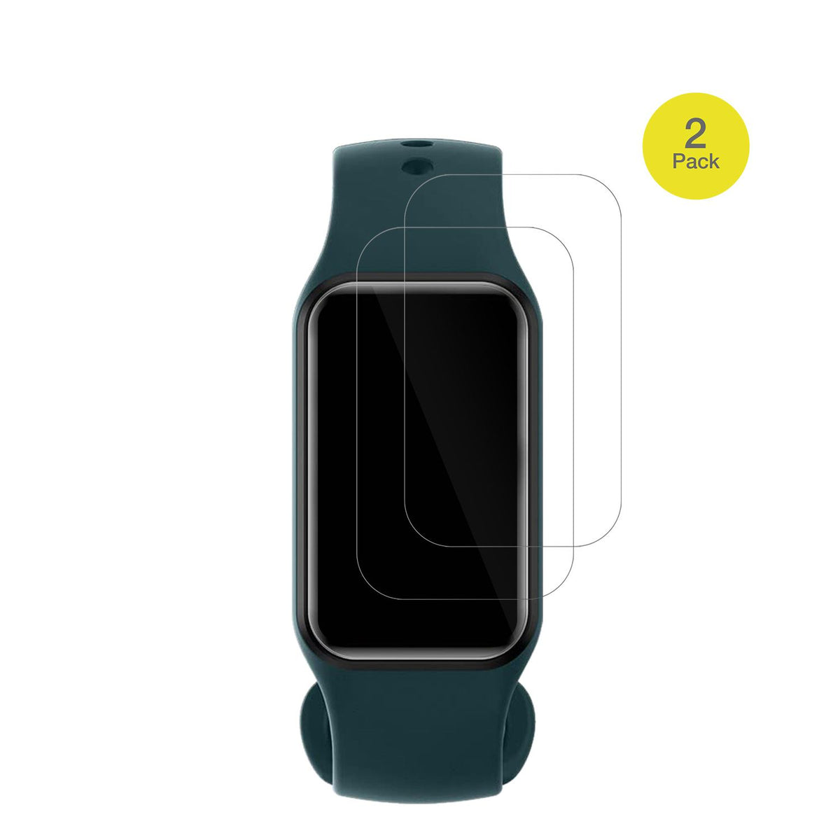 BlackviewR1 Smartwatch 1.47 Zoll mit aufgebrachter dipos Displayschutzfolie, glasklare Darstellung ohne Einschränkungen