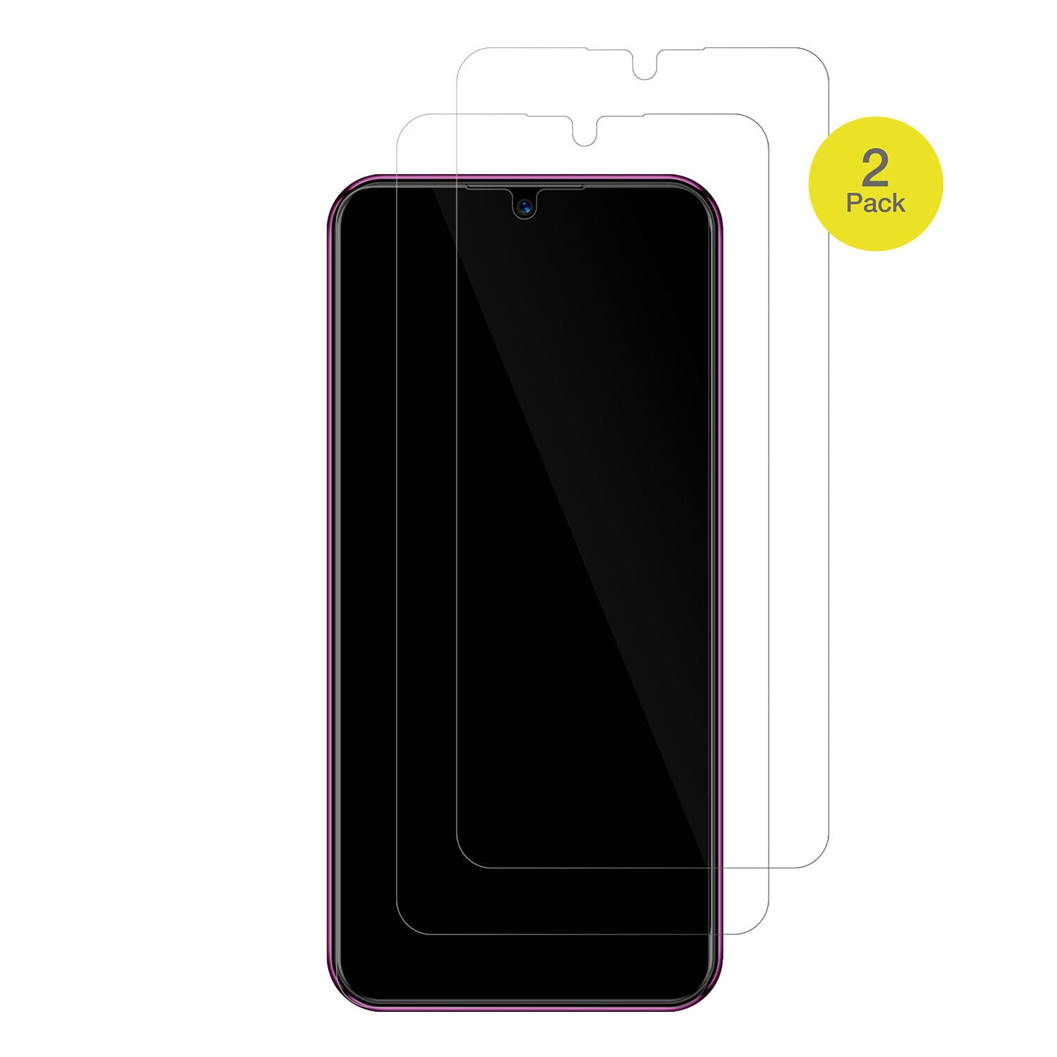 BQ6051G mit aufgebrachter dipos Displayschutzfolie, glasklare Darstellung ohne Einschränkungen