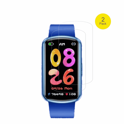 CantaosKids Smartwatch 1.47 Zoll mit aufgebrachter dipos Displayschutzfolie, glasklare Darstellung ohne Einschränkungen