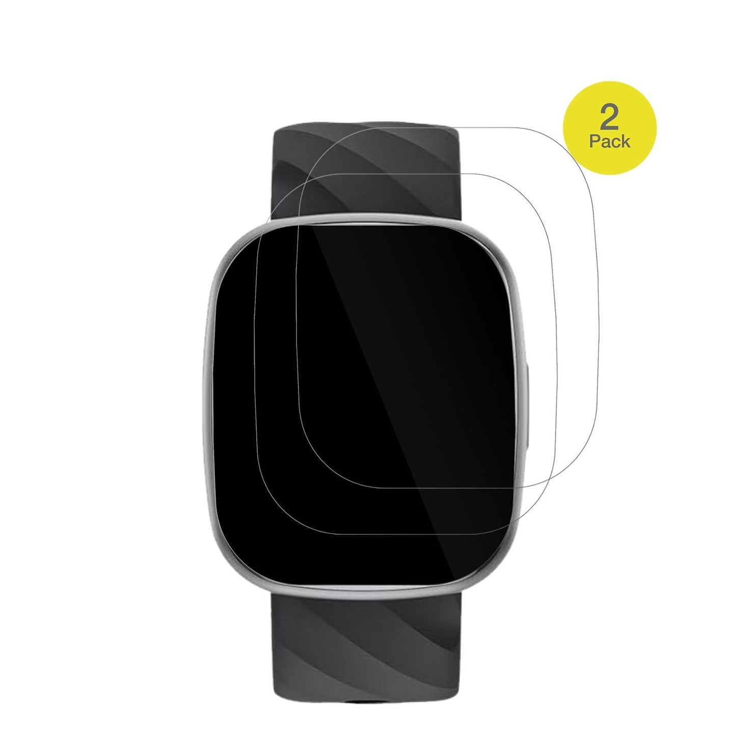 CatgiffA22 Smartwatch mit aufgebrachter dipos Displayschutzfolie, glasklare Darstellung ohne Einschränkungen