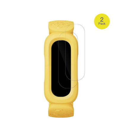 FitBitAce 3 Minions Special Edition mit aufgebrachter dipos Displayschutzfolie, glasklare Darstellung ohne Einschränkungen