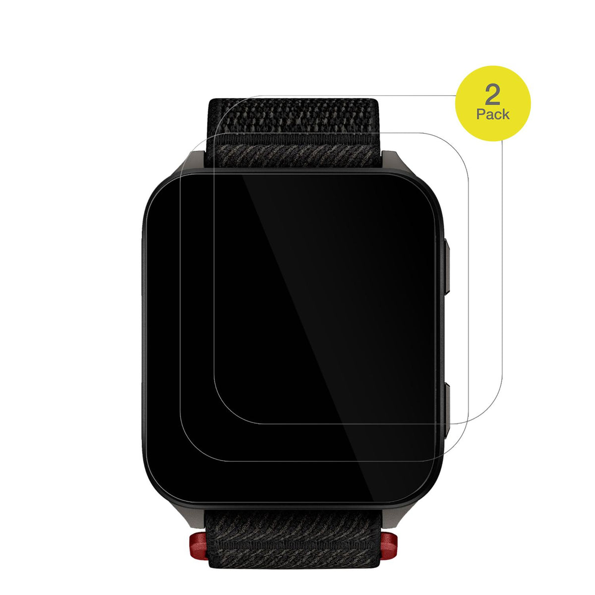 GarminVenu X1 51mm mit aufgebrachter dipos Displayschutzfolie, glasklare Darstellung ohne Einschränkungen