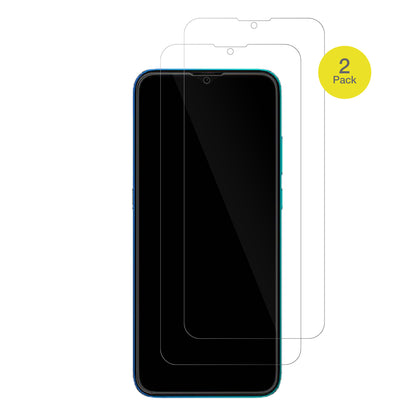 HisenseE60 Lite mit aufgebrachter dipos Displayschutzfolie, glasklare Darstellung ohne Einschränkungen