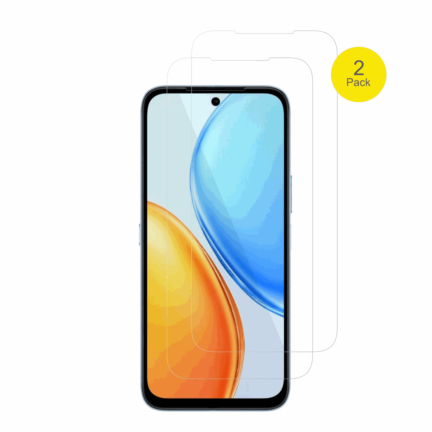 HonorPlay 80 Plus mit aufgebrachter dipos Displayschutzfolie, glasklare Darstellung ohne Einschränkungen