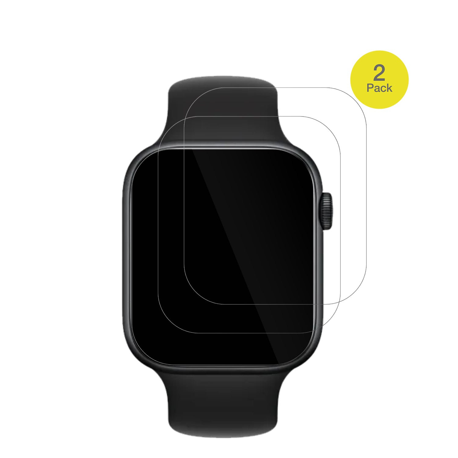 HonorWatch 5 mit aufgebrachter dipos Displayschutzfolie, glasklare Darstellung ohne Einschränkungen