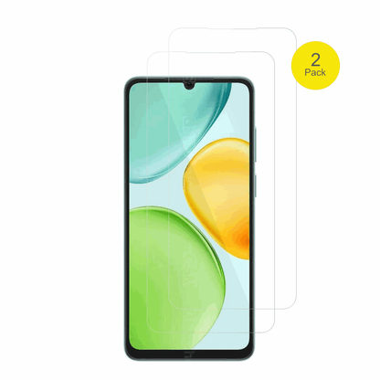 HonorX6d 5G mit aufgebrachter dipos Displayschutzfolie, glasklare Darstellung ohne Einschränkungen