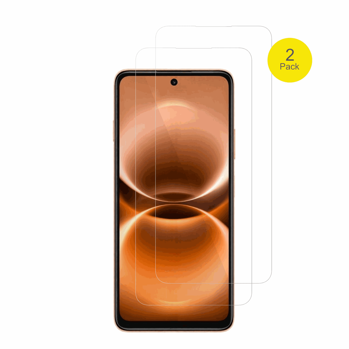 HuaweiEnjoy 90m Plus mit aufgebrachter dipos Displayschutzfolie, glasklare Darstellung ohne Einschränkungen