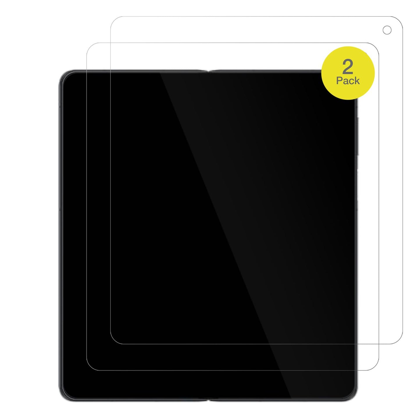 HuaweiMate X3 Innenseite mit aufgebrachter dipos Displayschutzfolie, glasklare Darstellung ohne Einschränkungen