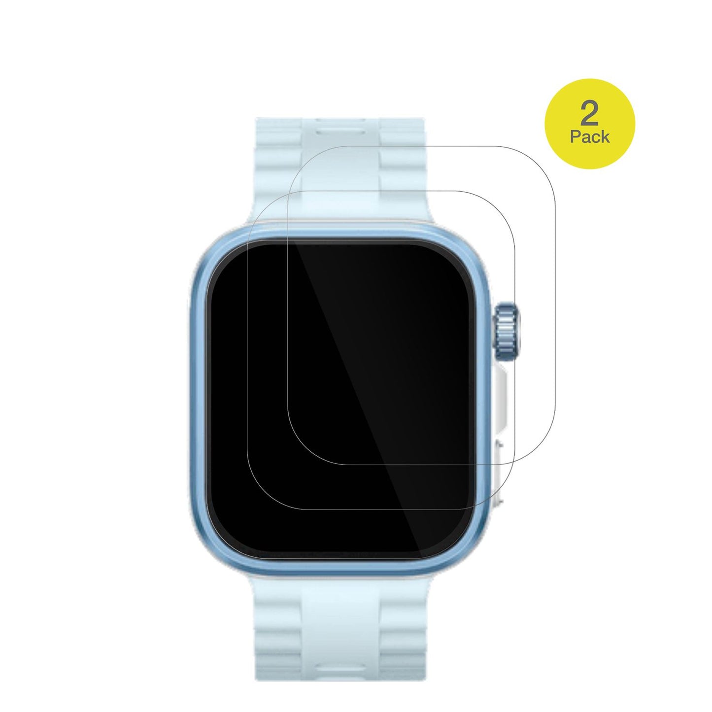 HuaweiWatch Fit 4 Pro mit aufgebrachter dipos Displayschutzfolie, glasklare Darstellung ohne Einschränkungen
