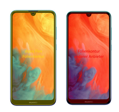 HonorPlay 8A mit aufgebrachter dipos Displayschutzfolie, glasklare Darstellung ohne Einschränkungen